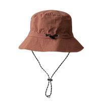 Mountaineering Summer Sun Protection With Storage Bag Waterproof Bucket Hat Panama Cap Sun Hat Fishing Cap oranžinė