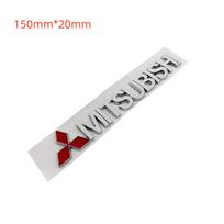 1PS ABS Car Side Fender Decorative Sticker for Mitsubishi Lancer EX Outlander ASX Body Styling Badge Accessory 1pcs Mitsubishi sidabras