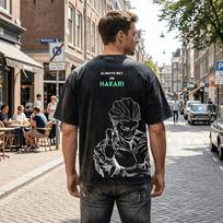 Always Bet On Hakari Tshirt Jujutsu Kaisen JJK Tee Vintage Washed Oversized Retro Anime Harajuku Streetwear Mens Graphic Top M