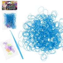 Zestaw Gumek Do Robienia Bransoletek Loom Bands 300 Szt + Szydełko Klipsy