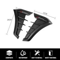 Car Fender Side Sticker Body Decal Decorative for Mitsubishi ASX Lancer 9 L200 Colt Pajero Outlander Eclipse Galant OTO Montero