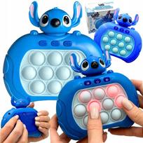 Gra Zręcznościowa Stitch Pop It Antystresowa Elektryczna Stich Niebieski