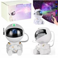 Lampka Nocna Led Projektor Gwiazd Nieba Rzutnik Astronauta Pilot Dzieci