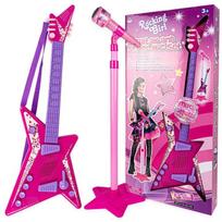 Gitara Elektryczna Karaoke Mikrofon Dla Dzieci