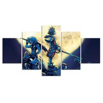 Kingdom hearts Modular Pictures 5 panelių drobės tapybos plakatas japonija Spausdinti drobės tapybos dekoravimas F647 20x35cm*2  20x45cm*2  20x55cm*1