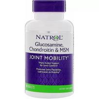 Natrol-Glucosamine, Chondroitin & MSM 90caps