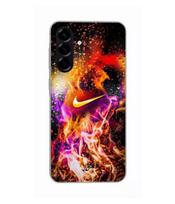 Dėklas - Nike - Samsung Galaxy A26 - Silikoninis - Lankstus - Spalvotas dažymas juoda
