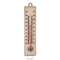 Sieninis termometras - Naujas - Vidaus/Lauko - Celsijaus/Farenheito rodmuo - Medis - 15cm