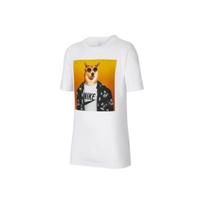 Nike T-Shirt Sunglasses Shiba Inu Print Sports Casual Short Sleeve Kids Tops CT4567-100 XL