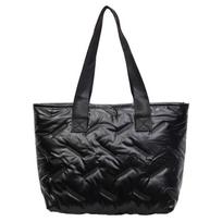 Large-capacity Women's Bag, Single-shoulder Crossbody Bag, Bright Bread Bag auksas