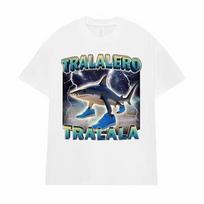Tralalero Tralala Funny Shark Meme T-shirt Gifts Men Women's Fashion Gothic Vintage T-shirts Male Casual Humor T Shirt S
