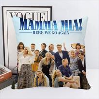 Mamma Mia TV Pillow Case Square Pillow Bedroom Sofa Leisure Comfort Cushion Car Home Decoration 16x16Inch