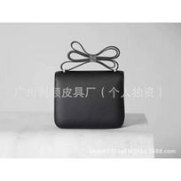 Bag Small Square Bag EP Leather Palmprint Tofu Bag One Shoulder Crossbody Women's Bag 19*15*4cm small size