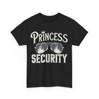 Princesės saugumo apsauga Gimtadienio vakarėlis derantys šeimos T-shirt Unisex T-shirt S