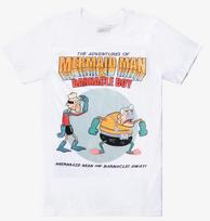 Spongebob Squarepants THE ADVENTURES OF MERMAID MAN & BARNACLE BOY T-Shirt NEW Unisex T-Shirt XXXL