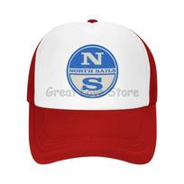 North Sails Tinklinė beisbolo kepuraitė Trucker kepuraitė Unisex Kvėpuojanti apsauganti nuo saulės Kepuraitė su reguliuojamu snapeliu Golfo kepuraitės Adjustable white