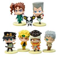 5 vnt. Anime JoJo keisti nuotykiai figūrėlė Kujo Jotaro Star Platinum Iggy Polnareff Kakyoin Tenmei Veiksmo figūrėlė Vaikų modelis Lėlė No box