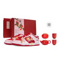 Nike Dunk Love Forever Abrasion Resistant Low top Skateboard Shoes Women's Red CW1590-600(Team376--BOX) 36.5