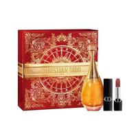DIOR Perfume Intense Blue Gold Lipstick True Classic Fragrance Set Bright Gold Lucky Limited Gift Box Floral Fragrance EDP Peach Jasmine Tuberose mėlyna