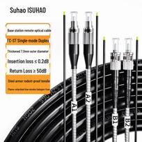 Outdoor Armored Single-Mode Dual-Core Fiber Optic Patch Cable
