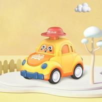 Baby Toys Car Mini Press and Go Vehicles Cartoon Train Toys Montessori Educational Game Inertia Pull Back Cars Kindergarten Gift