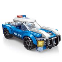 5 Stiliaus Miesto Policijos Automobilis Sunkvežimis Inžinerinė Transporto Priemonė Konstruktorius Automobilio Modelis Vaikų „Pasidaryk pats“ Kaladėlių Rinkinys Žaislas Vaikams Dovana