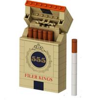 MOC Naujas Kolekcionuojamas Prekės Ženklas Cigarečių Dėžutė Rūkymo Blokinukai Raudona Geltona Žalia Kūrybinis Statybinių Blokelių Rinkinys Šaunus Streso Malšinimo Žaislas Dovana