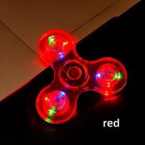 LED Fidget Spinneriai Vaikams Suaugusiems Šviečiantys Sensoriniai Fidget Žaislai Šviečiantys Tamsiai ADHD Autizmo Žaislai Klasės Prizai Šventės Smulkmenos raudona