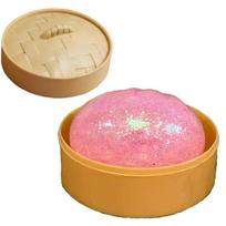 Giant Squishies Dumpling Bun Toy, Slow Rising Glitter Dumpling Stress Ball, Stress Relief Fidget Toy for Home Office Travel toys