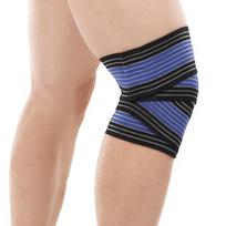 TULX Elastic Wrap Knee Support Bandage mėlyna