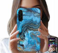 Etui Do Samsung Galaxy A56 5G - Marmurkowe Wzory Obudowa Case + Folia