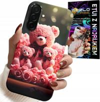 Etui Do Samsung Galaxy A36 5G - Rodzinka Różanych Misiów Upominek +Folia