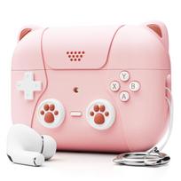Apple AirPods 4 Silicone Case: Cute Protective Shell for AirPods Pro 2 & 3 AirPods Pro/Pro 2 rožinė