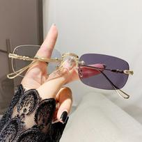 Photo-sensitive Color-changing Anti-blue-light Eyewear Frameless And Sophisticated Elegant Style For Women Adults.2190 -2.75