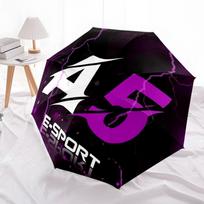 45 E-Sport Print Folding Umbrella, Auto Open/Close, UV Protection, Windproof Compact Travel Umbrella
