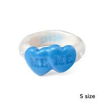 Official ILLIT x NFF Handmade  Double Heart  Ring - [Mamihlapinatapai] 4th Mini Album Special Edition S
