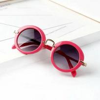 Oculos Children's Timeless Classic Vintage Retro Circular Round Frame Construction Sun Protection Glasses New Fashion Stylish Fashion Sunshade Sun