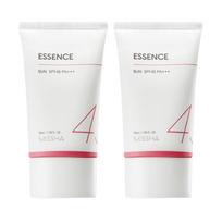 MISSHA All Around Safe Block Essence Sun SPF45/PA+++ Hydrating Daily Sunscreen 50ml (Pack of 2)