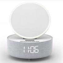 Multifunctional Makeup Mirror Lamp with Bluetooth Speaker and Night Light - Perfect Gift for Girlfriend's Birthday S33 dramblio kaulo baltumo spalva