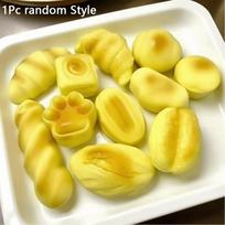 Sensory Fidget Bread Squishy Toy Stress Relief Slow Rebound Simulated Pineapple Bun Decompression Soft Slow Rising Toy