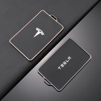 TPU automobilio NFC kortelės raktų dėklas Odinis dangtelis Apsauginis laikiklis Korpusas Tesla Model 3 Model S Model X Model Y be rakto Automobilio priedai
