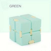 Macaron Color Series Multicolor Infinity Cube Toy, ABS Resin Magic Cube for Anxiety Reduction, Assorted Colors
