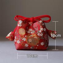 Outdoor Tea Set Storage Bag Portable Teapot Cup Protective Bag Cotton Teapot Teacup Bag Travel Organizer Tote Bag