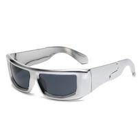 Y2K Custom Latest Style Cyberpunk Sunglasses Stylish For Women Outside Activity Cycling Eyeglass For Men Summer UV Ray Blocking Glasses 1PC