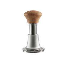Hero Jianqi Hengli Coffee Tamper, Italian Espresso Coffee Grinder, Anti-Pressing And Anti-Side Powder Hammer, 58mm, Natural Wood Color - Threaded Base ruda
