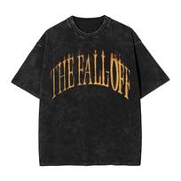 Unisex Women T Shirt J Cole THE FALL OFF Washed TShirts Hippie Beach Tee Shirt Street Style Print Cotton Clothing Gift Idea XL