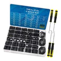 1540pack Metric O Rings Nitrile Rubber Includes Pick For Various Pipe Sealing And Industrial Applications 1
