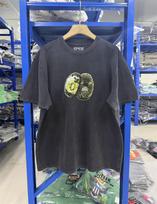 Summer Epide SS Hedgehog Kiwi Pattern Printed Water Washed Vintage Short Sleeve High Street Casual Cotton Loose Tshirt Unisex S