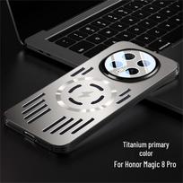 Honor Magic 8 Ultra-Thin Magnetic Phone Case with Ice Aluminum Heat Dissipation - Suitable for Men and Women Honor Magic8