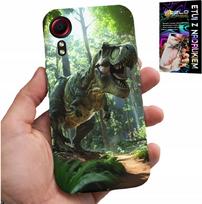 Etui Do Samsung Galaxy Xcover 7 - Dino Dinozaur Tyranozaur Case + Szkło